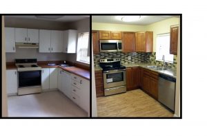 kitchen before and after